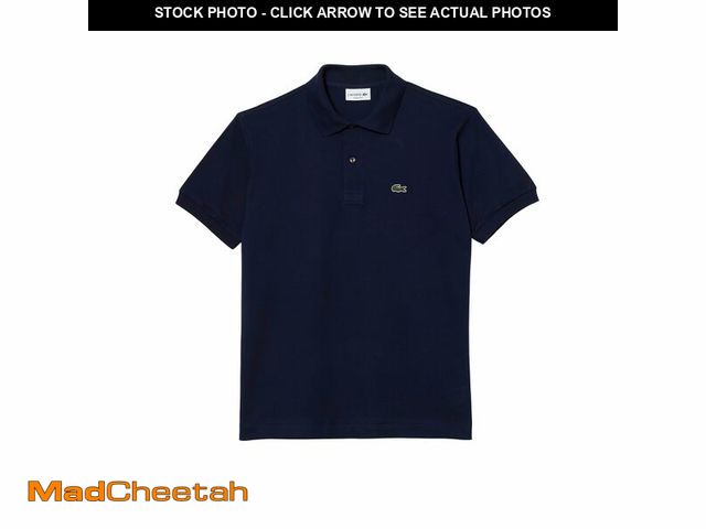 Lot 74-13716636 - Lacoste Men's Classic Fit L.12.12 Original PiquÃÂ© Polo Shirt, Navy Blue, XX-Large - USED