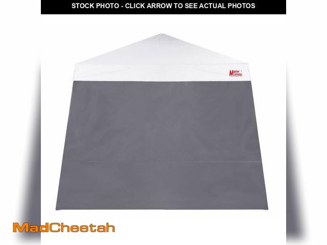 Lot 74-14050361 - MASTERCANOPY SunWall Canopy Sidewall for 10x10 Slant Leg Canopy Tent, 1 Pack Sidewall Only (Gray) - ...