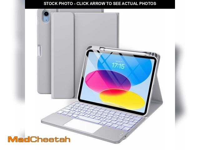 Lot 74-13543772 - Harvopu Compatible for iPad 11th 10th Generation Case with Keyboard, Folio Cover with Pencil Holder,...