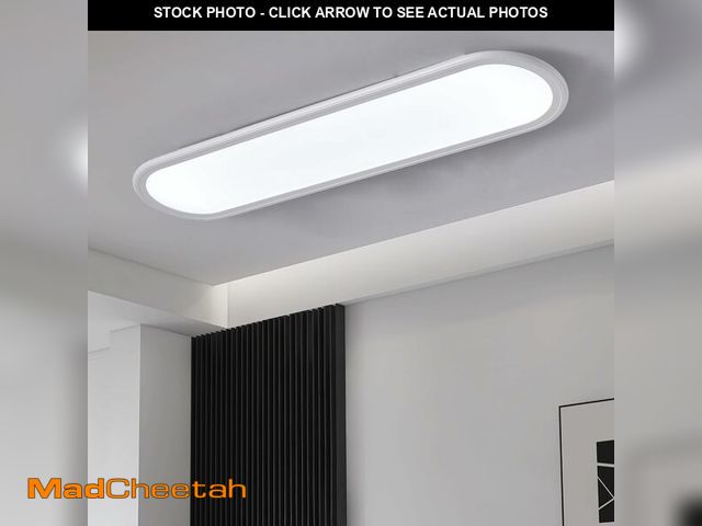 Lot 74-13709659 - Ganeed 27.6 Inch LED Ceiling Light, High Brightness Linear Ceiling Lamps,6000K Cool White Modern Ult...