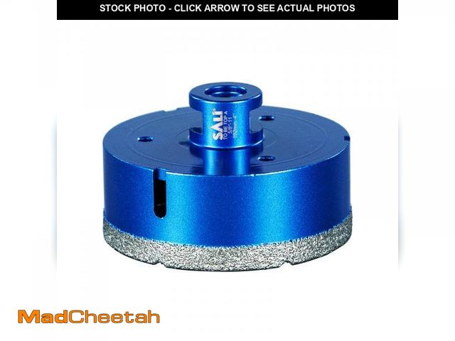 Lot 74-12051989 - SALI Diamond Core Drill Bits 4 Inch (102mm) Tile Hole Saws Vacuum Brazed Hole Saw with 5/8-11 Thread...
