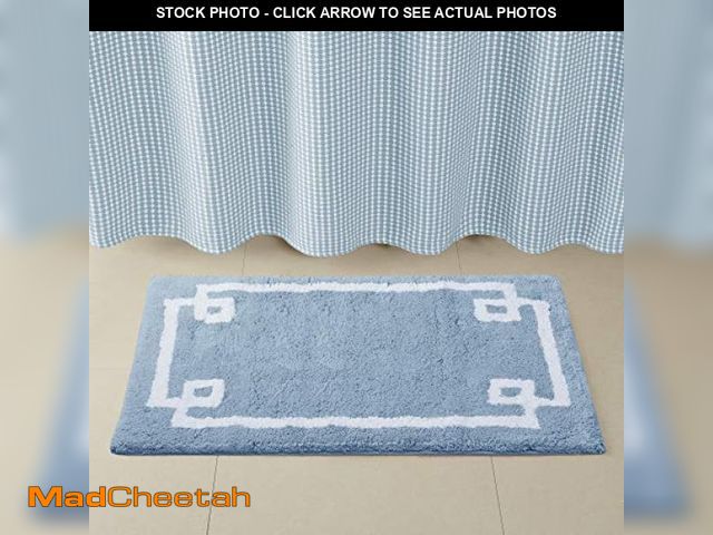 Lot 74-12137846 - Madison Park Evan 100% Cotton Bathroom Rug Non Slip Backing-Luxrurious Tufted Plush Bath Mat Absorbe...