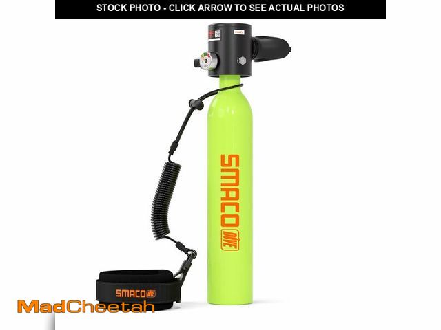Lot 74-14272376 - SMACO Mini Scuba Tank 0.5L Portable Small Diving Tank for Underwater Breathing Reusable Diving Cylin...
