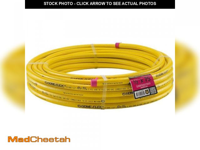 Lot 74-12298514 - HOME-FLEX 1/2 in. x 75 ft. CSST Corrugated Stainless Steel Tubing - UNUSED