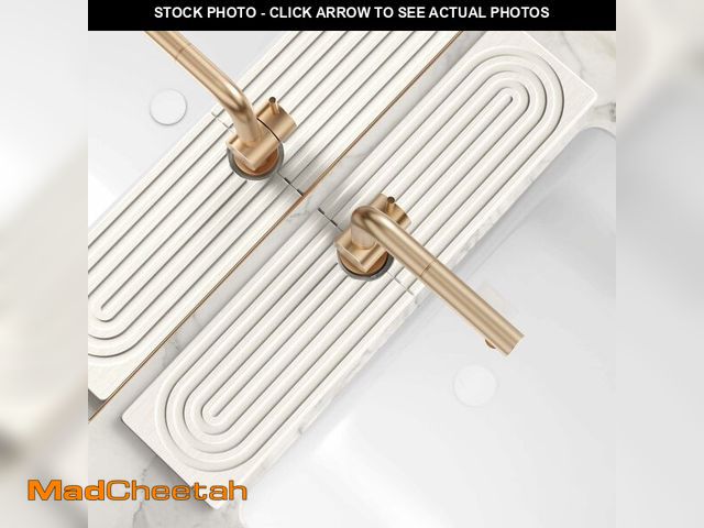 Lot 74-12974353 - Large Faucet Mat for Kitchen Sink - Stone Drying Mat for Kitchen Counter, Diatomite Fast Drying Ston...