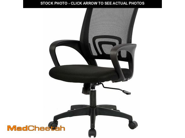Lot 74-12695404 - BestOffice | Ergonomic Office Chair | Mid-Back Swivel Desk Chair | Breathable Backrest &amp; Lumbar ...
