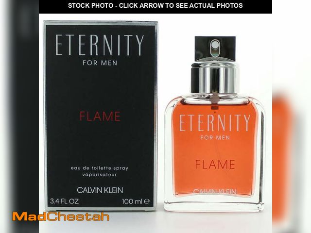 Lot 74-14084982 - Calvin Klein Eternity Flame, 3.4 oz EDT Spray - UNUSED