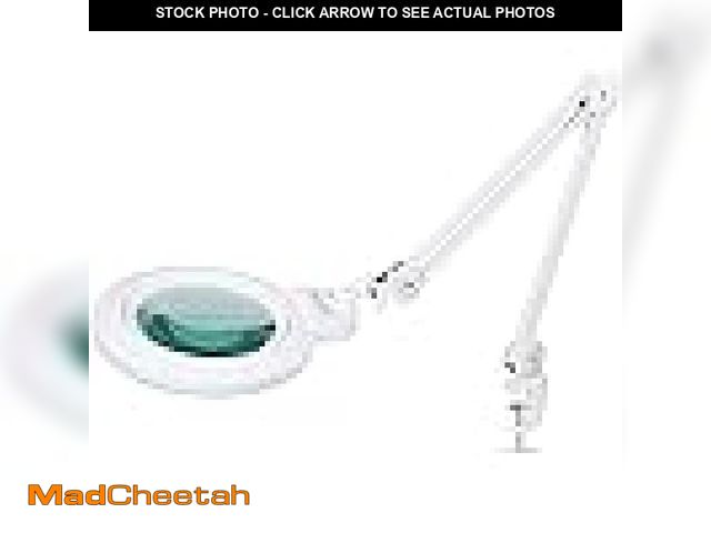 Lot 74-12372581 - Neatfi XL Bifocal LED Magnifying Lamp, 7-Inch Acrylic Lens, 5D/20D Magnification, Hands-Free, Dimmab...
