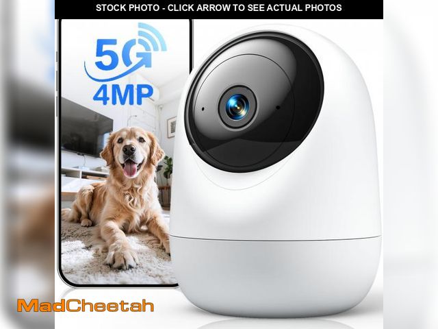 Lot 74-12212490 - 5G Security Camera Indoor - Indoor Camera Wireless, 360ÃÂ° 4MP WiFi Plug-in Home Cameras, Baby/Pupp...