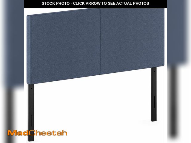 Lot 74-14581853 - Furinno Roanne Upholstered Headboard, Full, Denim - UNUSED