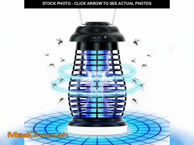 Lot 74-14295891 - Cordless Bug Zapper Outdoor, 4200V Electric Mosquito Zapper, Fly Trap, Rechargeable Portable Fly Zap...