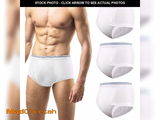 Lot 74-14332271 - Carer Men's Washable Incontinence Underwear M65, 3-Pack, White, Large - USED