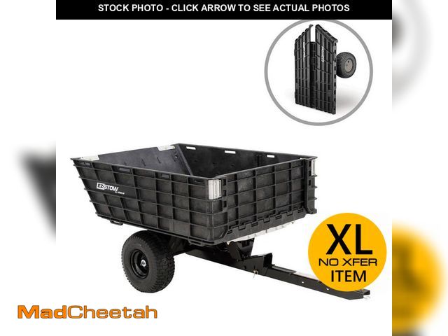 Lot 74-14245631 - Arnold EZ Stow Hauler for Lawn and Garden Tractors and Zero-Turn Mowers with Hitch - USED