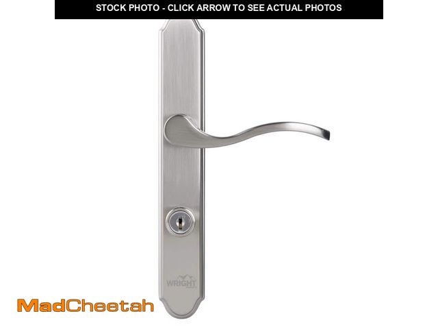 Lot 74-13771594 - Wright Products Serenade Mortise Keyed Lever Mount Latch with Deadbolt for Screen and Storm Doors, S...