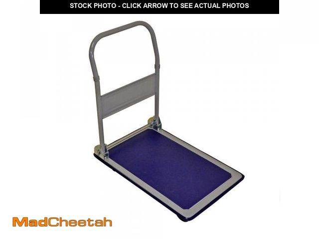 Lot 74-12492904 - Milwaukee Folding Handle 330 lb. Capacity 30 in. D x 19 in. W x 33 in. H Steel Platform Cart - UNUSE...
