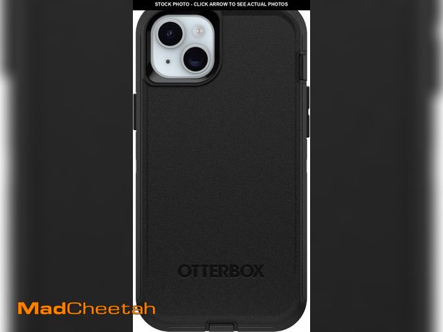 Lot 74-11908843 - OtterBox iPhone 15 Plus and iPhone 14 Plus Defender Series Case - Black, screenless, Rugged &amp; Du...