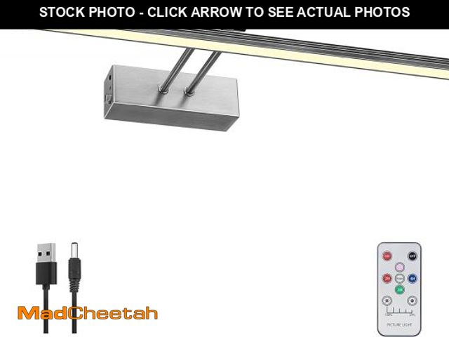 Lot 74-12326518 - FUNCHDAY Picture Light,Battery Art Lights for Wall,Wireless Remote Painting Light with Timer and Dim...