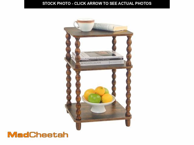 Lot 74-12700904 - Fultyle Side Table, Small End Table with Storage Shelf, Modern Bedside Table Night Stand for Living ...