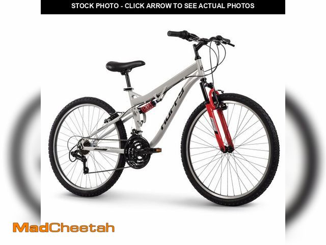 Lot 74-12571262 - (MISSING PEDALS) Huffy Stone Mountain Mens 26 Inch Mountain Bike, Cloudy Grey Gloss Frame, 21-Speed ...