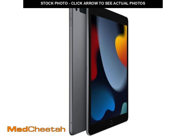 Lot 74-13930789 - Apple iPad 2021 9th Gen (10.2 inch, Wi-Fi, 64GB) Space Gray (Renewed) - USED