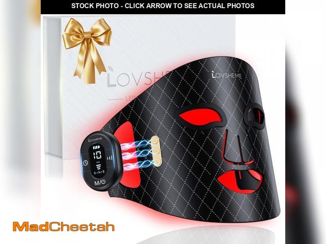Lot 74-12218014 - Lovsheme Red Light Therapy for Face Ã¢â¬â Wireless Red Light Therapy Mask LED Face Mask Light The...