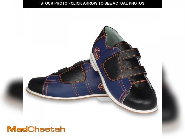 Lot 74-12343172 - *SEE DETAILS* Linds by KR Strikeforce Hybrid Unisex Bowling Shoe Navy 8/9 *SEE DETAILS*  - USED