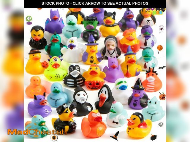 Lot 74-12702263 - JOYIN 36 Pcs Halloween Ducks Bath Toys, Rubber Ducks Bulk for Halloween Party Favors, Mini Duckies B...