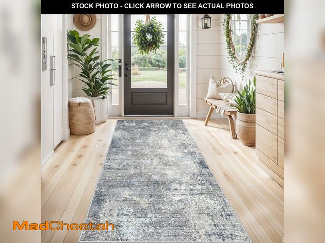 Lot 74-14293853 - 4x8 Rug Runner Non-Slip Washable Ã¢â¬â Large Indoor Door Mat for Entryway Entrance Kitchen Hallwa...