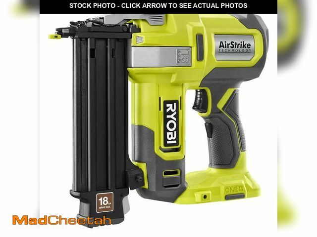 Lot 74-12794594 - RYOBI Tools One+ 18v Airstrike 18-Gauge Cordless Brad Nailer - UNUSED