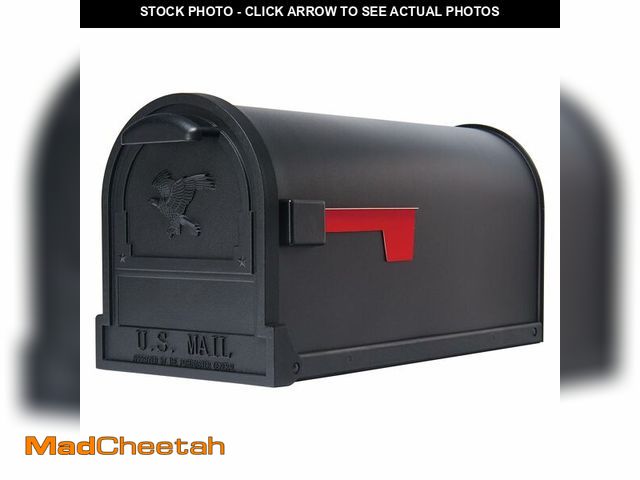 Lot 74-13801793 - Architectural Mailboxes ArlingtonÃ¢âÂ¢ Heavy duty Steel Metal Post Mounted Mail Box for outside, B...