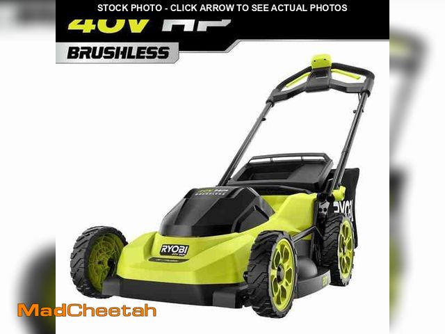 Lot 74-13678545 - RYOBI 40V HP Brushless 20 in. Cordless Battery Walk Behind Push Lawn Mower (Tool Only) - UNUSED
