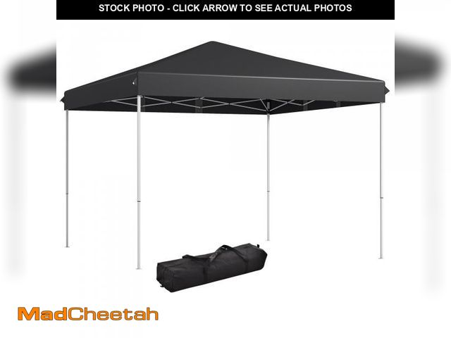 Lot 74-12140434 - ETHFRF 13 'x 13' quick opening folding sunshade tent, made of waterproof and wind resistant material...