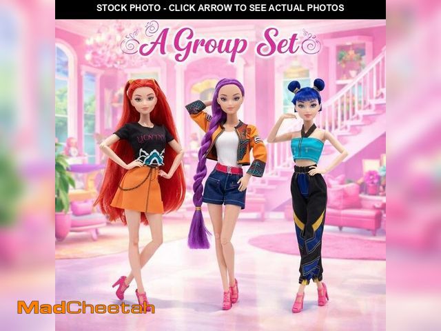 Lot 74-13544950 - Kpop Demon Hunters Toys Dolls - Oilkas 11.8 inch Action Dolls Set,Includes Anime Style Waterproof Vi...