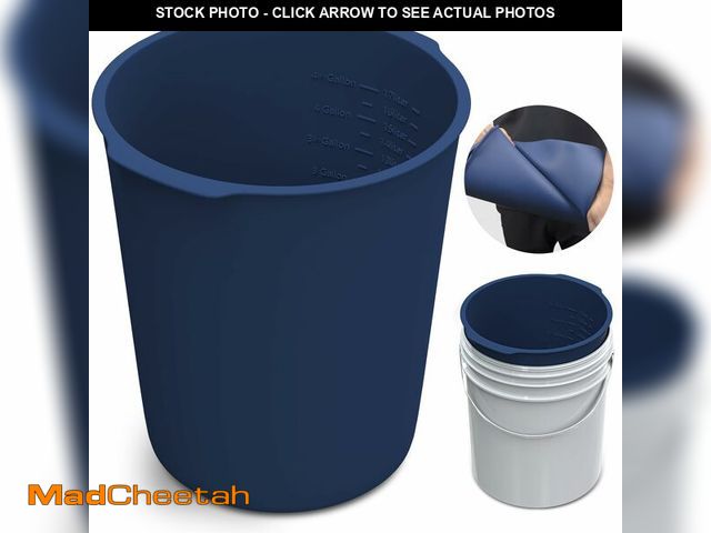 Lot 74-13542416 - Dxmnoly 5 Gallon Bucket Liner Reusable Bucket Saver Liner with Measurements for Thinset, Mortar, Con...