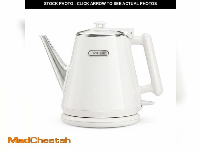 Lot 74-14209440 - Hazel Quinn Electric Kettle - 1L/34oz Small Tea Kettle, 800W Fast Boil, All 304 Stainless Steel Inte...