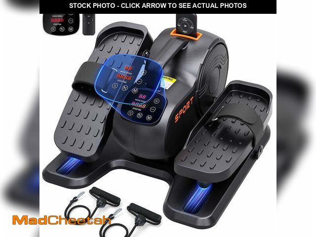 Lot 74-12849094 - Under Desk Elliptical Machine, 10 Adjustable Leg Exerciser Quiet &amp; Portable whit Remote Dprodo E...