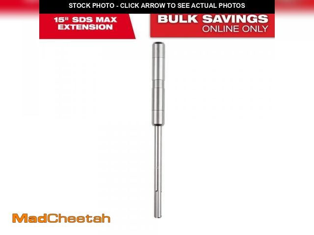 Lot 74-12390841 - Milwaukee MAX-LOK SDS MAX 15 in. EXTENSION - UNUSED