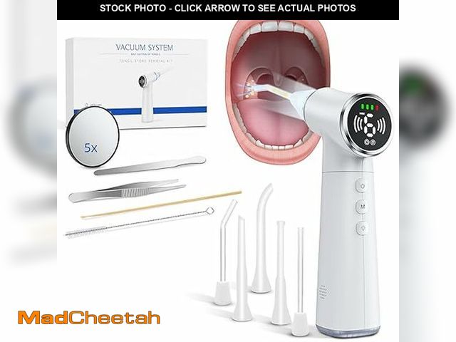 Lot 74-12680965 - Upgraded Electric Tonsil Stone Remover Ã¢â¬â High-Precision &amp; Painless Cleaning, Food-Grade M...