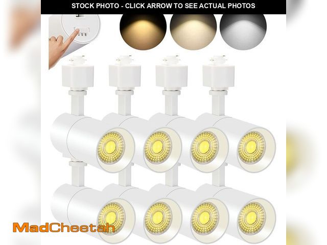 Lot 74-14262249 - VANoopee 3-Color 10W H Track Lighting Heads Dimmable LED Track Light Heads Bright Rail Ceiling Spotl...