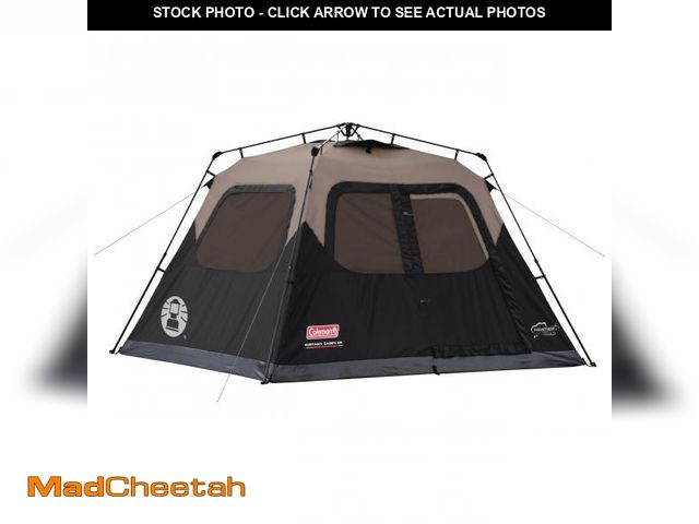 Lot 74-12195894 - Coleman Instant Tent with 1-Minute Setup, 4/6/8/10 Person Tent with Pre-Attached Poles, Air Vent, &a...