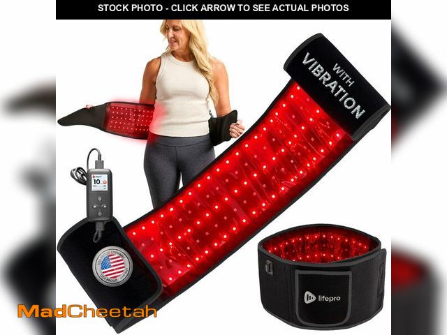 Lot 74-12843517 - Lifepro Red Light Therapy Belt - Near Infrared Light Therapy &amp; Red Light Therapy for Muscle Pain...