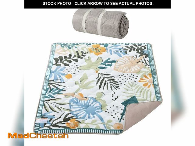Lot 74-14270195 - Momcozy Baby Play Mat for Floor, 50"x50" Thickened Playpen Mat, Playmate for Baby Tummy Time, Waterp...