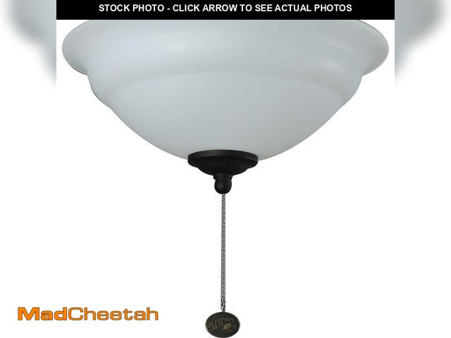 Lot 74-12557318 - Hampton Bay Altura LED Universal Ceiling Fan Light Kit - UNUSED