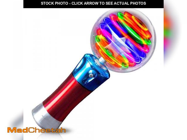 Lot 74-12111404 - ArtCreativity Spinning Light Up Toy Wand Ã¢â¬â Magic Ball with LED Lights, Sensory Spinner for Ki...