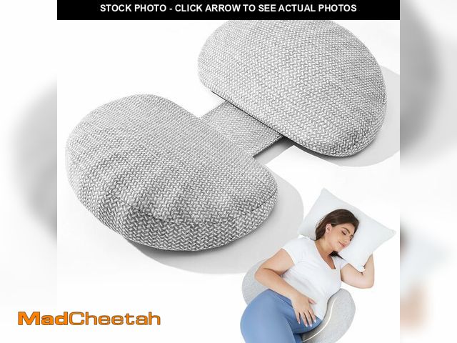 Lot 74-14260859 - Tinkerz Pregnancy Pillow for Sleeping Memory Foam Pillow for Side Sleeper, Maternity Pillow Support ...