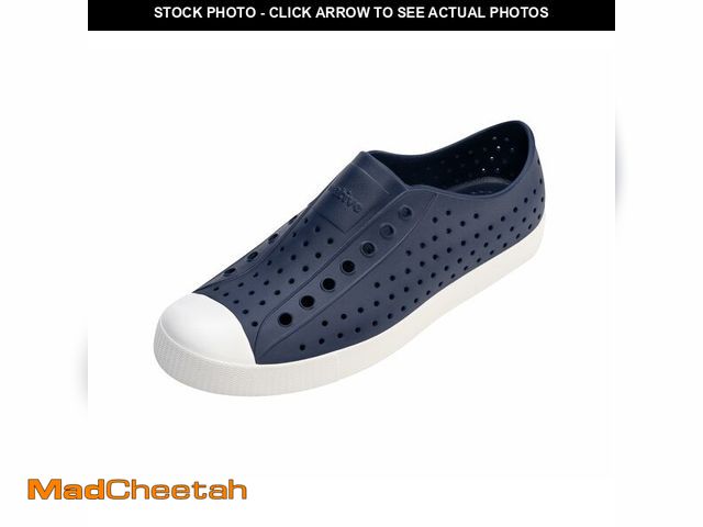 Lot 74-14270419 - Native Shoes Unisex-Adult Jefferson Lightweight Fashion Sneaker, Regatta Blue/Shell White, 10 Men/12...
