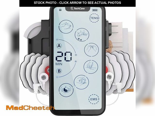 Lot 74-12706380 - TENS Unit Muscle Stimulator Ã¢â¬â 24 Massage Modes, Touchscreen EMS Device, Dual Channel, Recharg...