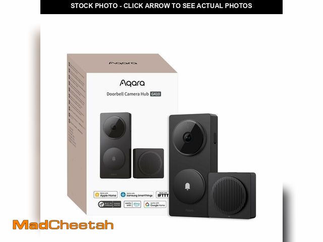 Lot 74-14264553 - Aqara Smart Doorbell Camera G410 with Chime, 2K, HomeKit Secure Video, 2-Way Audio, Built-in Matter ...