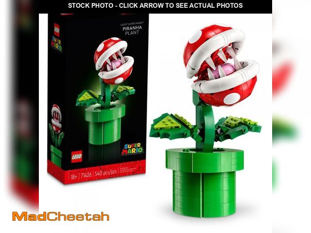 Lot 74-12309263 - LEGO Super Mario Piranha Plant, Build and Display Super Mario Brothers Collectible for Adults and Te...