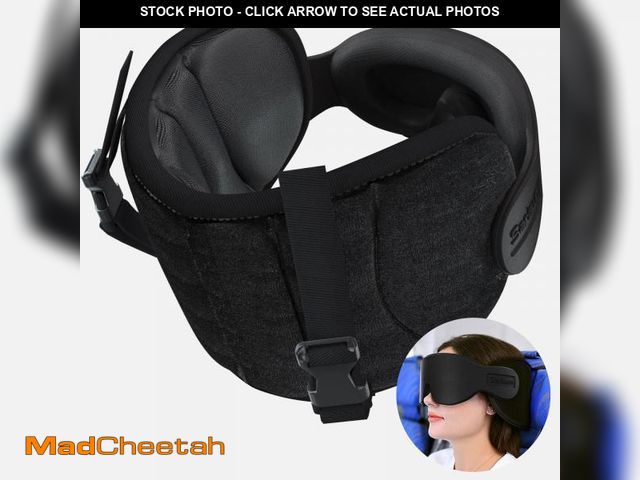 Lot 74-12220437 - SARISUN Travel Pillows for Airplanes, Airplane Pillow for Long Flight, Airplane Head Strap with Eye ...
